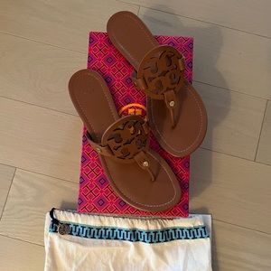 Tory Burch Leather Miller Sandal - 9.5
